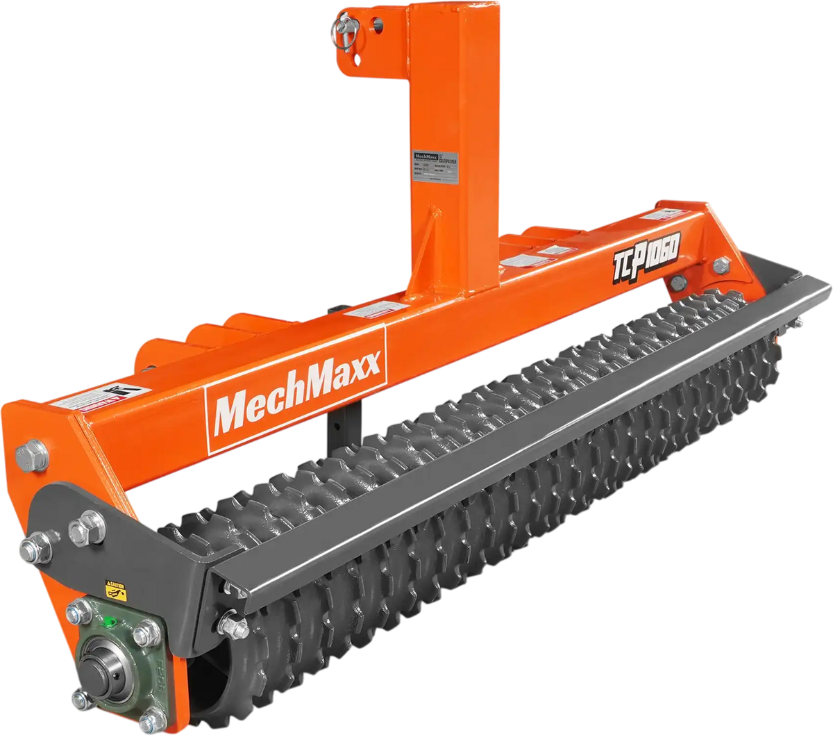 MechMaxx TCP1060 Cultipacker 60" 26 Ductile Iron Wheels Scraper Bar Category 1 and 2 3 Point Hitch Tractor Attachment New