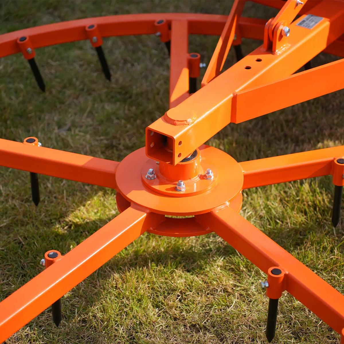 MechMaxx AHG72 Harrow Groomer 72" Arena Spin with 35 Tines Cat 1 3 Point Hitch Grooming Attachment New
