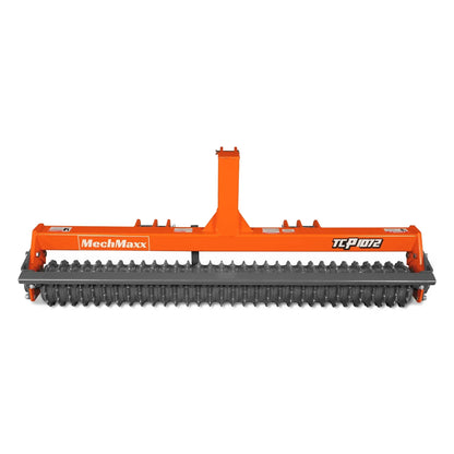 MechMaxx TCP1072 Cultipacker 72" 32 Ductile Iron Wheels Scraper Bar Category 1 and 2 3 Point Hitch Tractor Attachment New