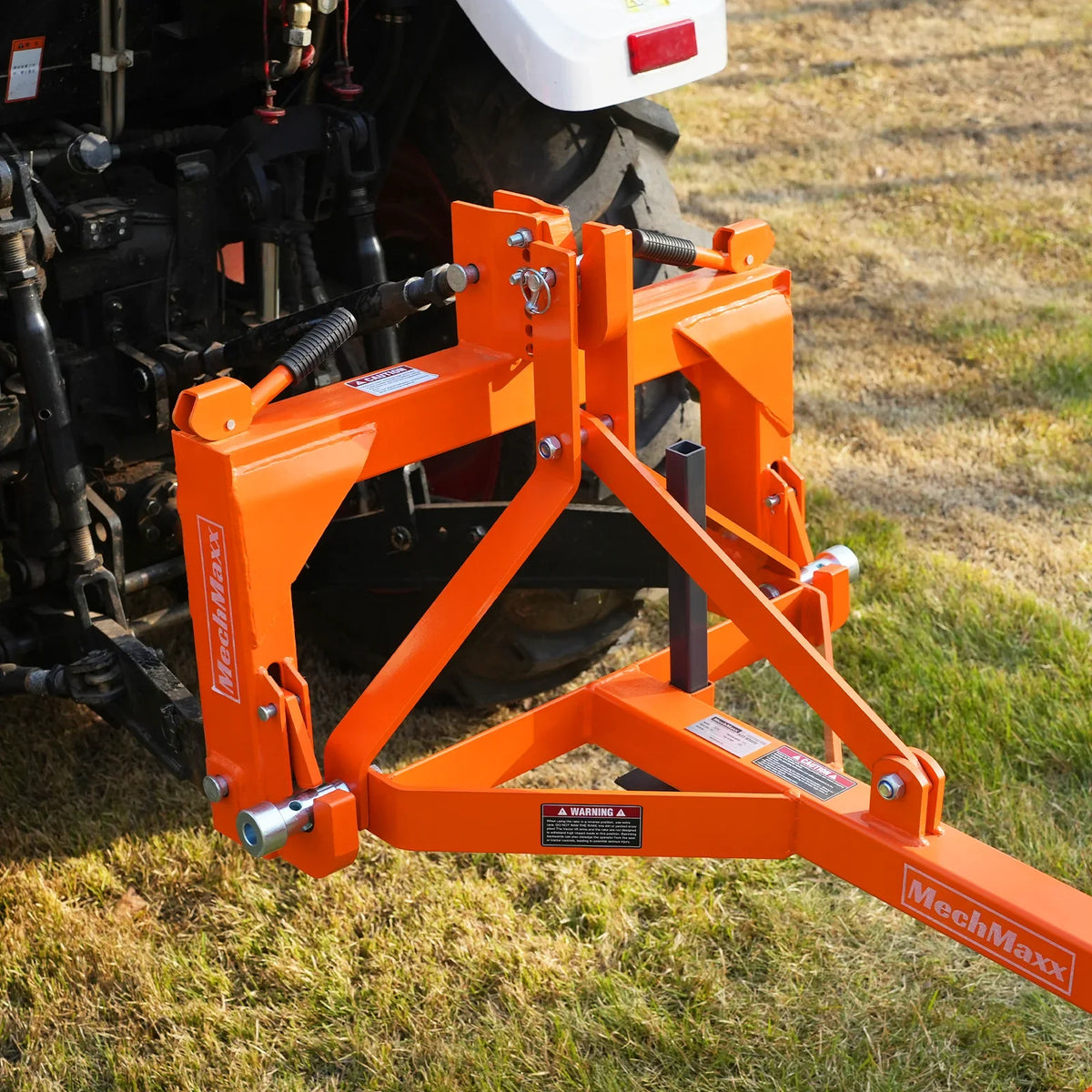 MechMaxx LR84W Landscape Rake 84" Bolt-On Wheels 42 Tines 3 Point Hitch Tractor Attachment New