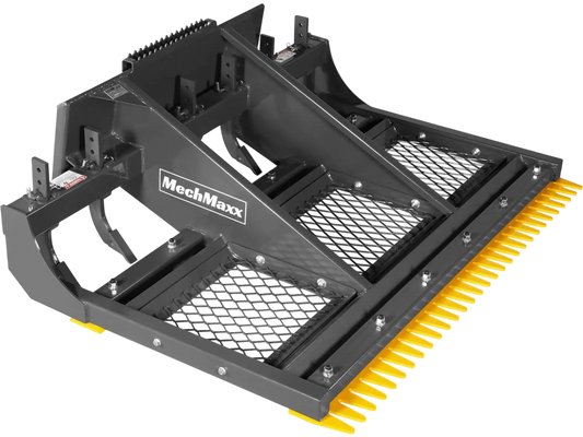 MechMaxx SSLP72 Skid Steer Land Plane 72" with 7 Adjustable Scarifier Shanks Removable Sift Screen Bolt-On Cutting Blades New
