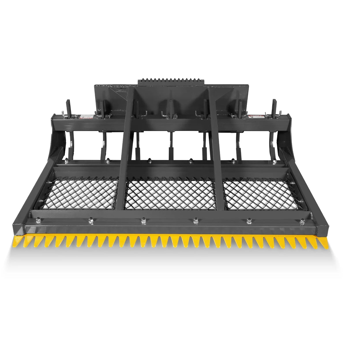 MechMaxx SSLP72 Skid Steer Land Plane 72" with 7 Adjustable Scarifier Shanks Removable Sift Screen Bolt-On Cutting Blades New