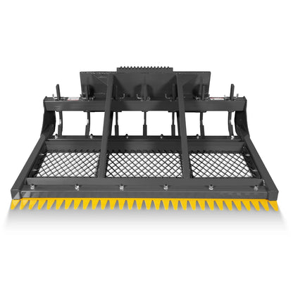 MechMaxx SSLP72 Skid Steer Land Plane 72" with 7 Adjustable Scarifier Shanks Removable Sift Screen Bolt-On Cutting Blades New