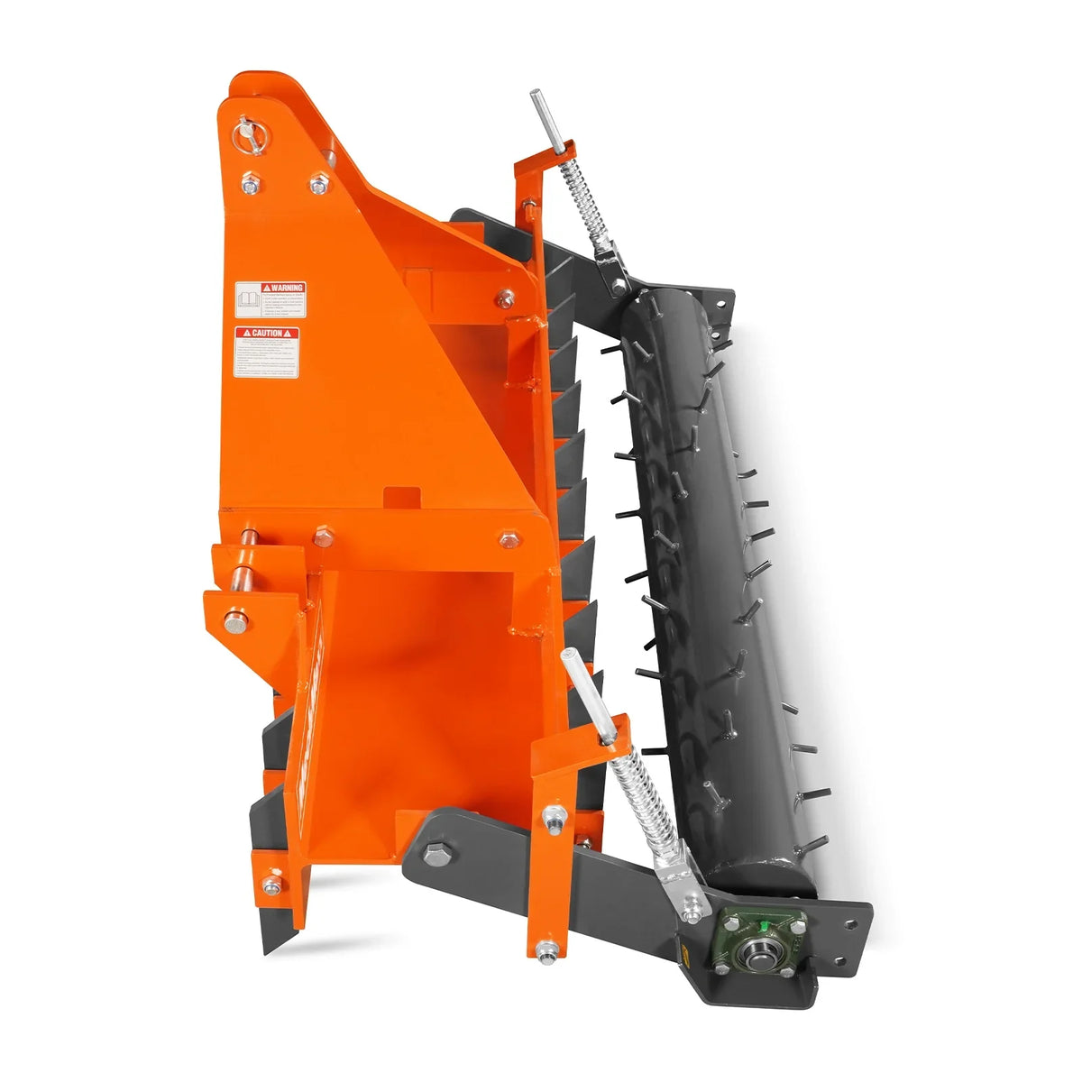MechMaxx TSP60 Soil Pulverizer 60" Heavy Duty Single Spiked Roller 21 Shanks Category 1 2 3 Point Hitch Tractor Attachment New