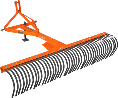 MechMaxx LR84 Landscape Rake 84" 42 Tines 3 Point Hitch Tractor Attachment New