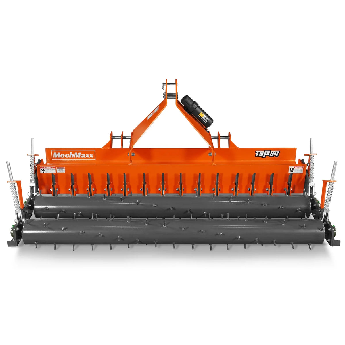 MechMaxx TSP84D Soil Pulverizer 84" Heavy Duty Double Spiked Roller 29 Shanks Category 1 and 2 3 Point Hitch Tractor Attachment New