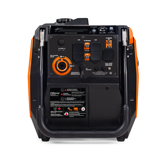 Generac iQ5200 DF 8945 3900W/5200W Generator Dual Fuel Gas Propane Low THD Inverter COSense Electric Start
