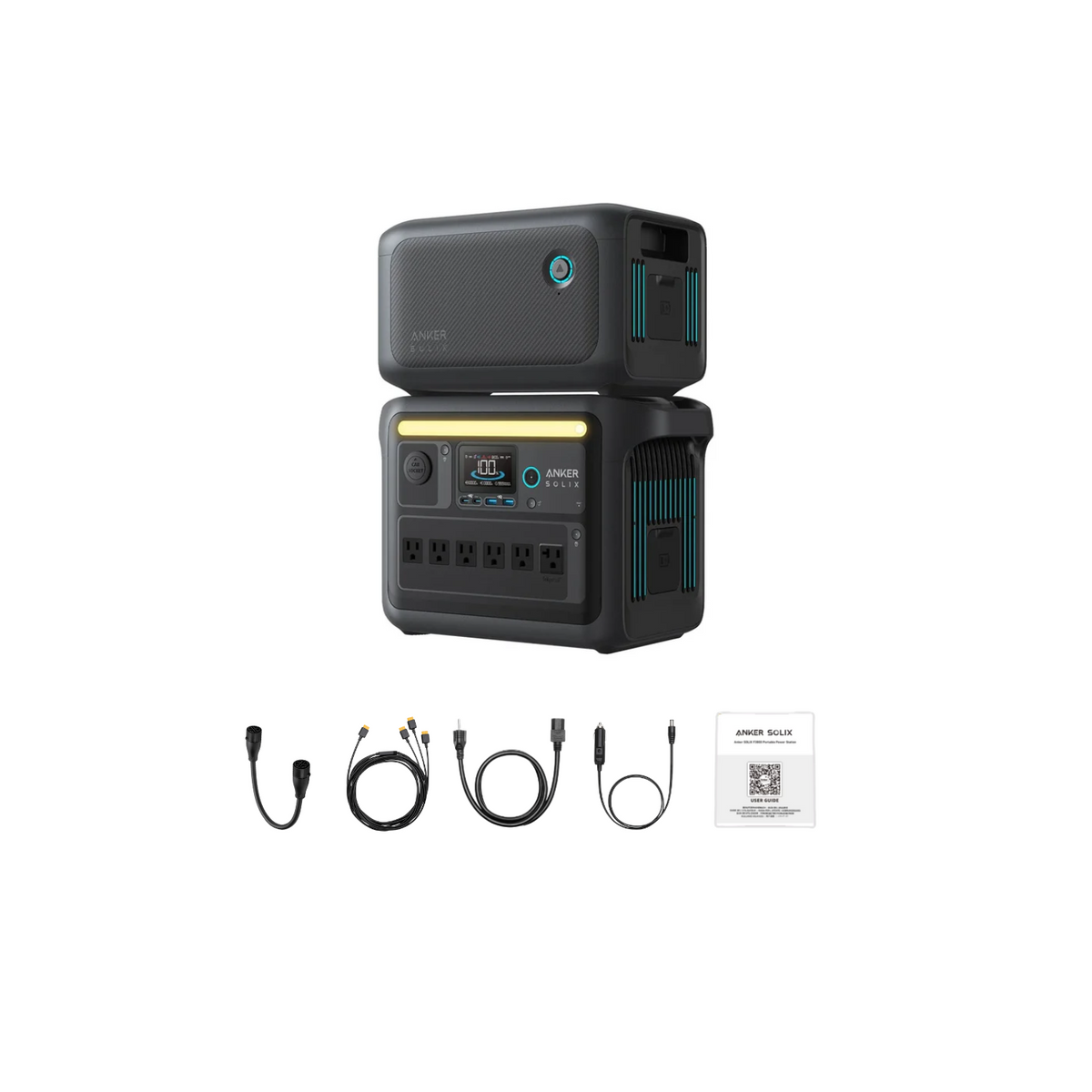 Anker SOLIX C1000X Portable Power Station + 1 x Expansion Battery Inclusions