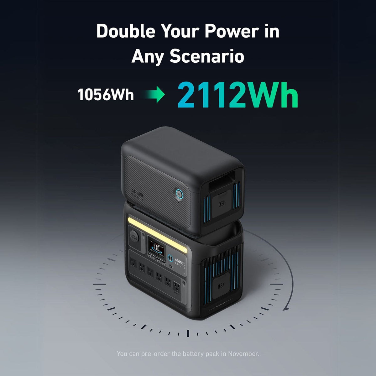 Anker SOLIX C1000X Power in any scenario