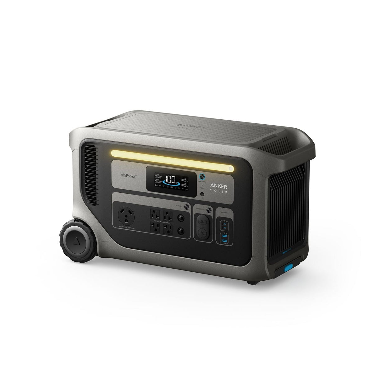 Anker SOLIX F3000 Front, Top And Right View