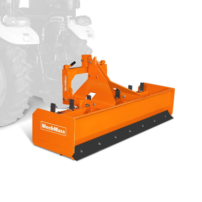 MechMaxx BB84 Box Blade Scraper 84" 7 Shanks 3 Point Hitch Tractor Attachment New