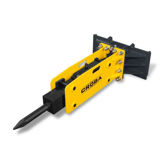 MechMaxx BR300 Skid Steer Breaker Hammer 300'-lbs Hydraulic Mini Concrete Attachment New