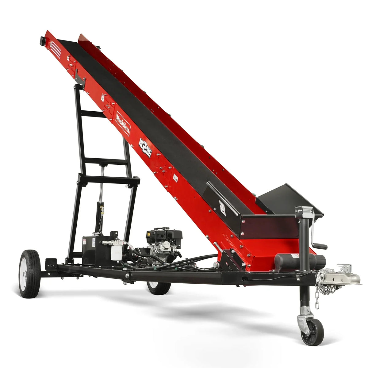 MechMaxx HC2016 Firewood Conveyor 7HP 212cc Gas Powered 124" Lift Height 236" Length 16" Width New