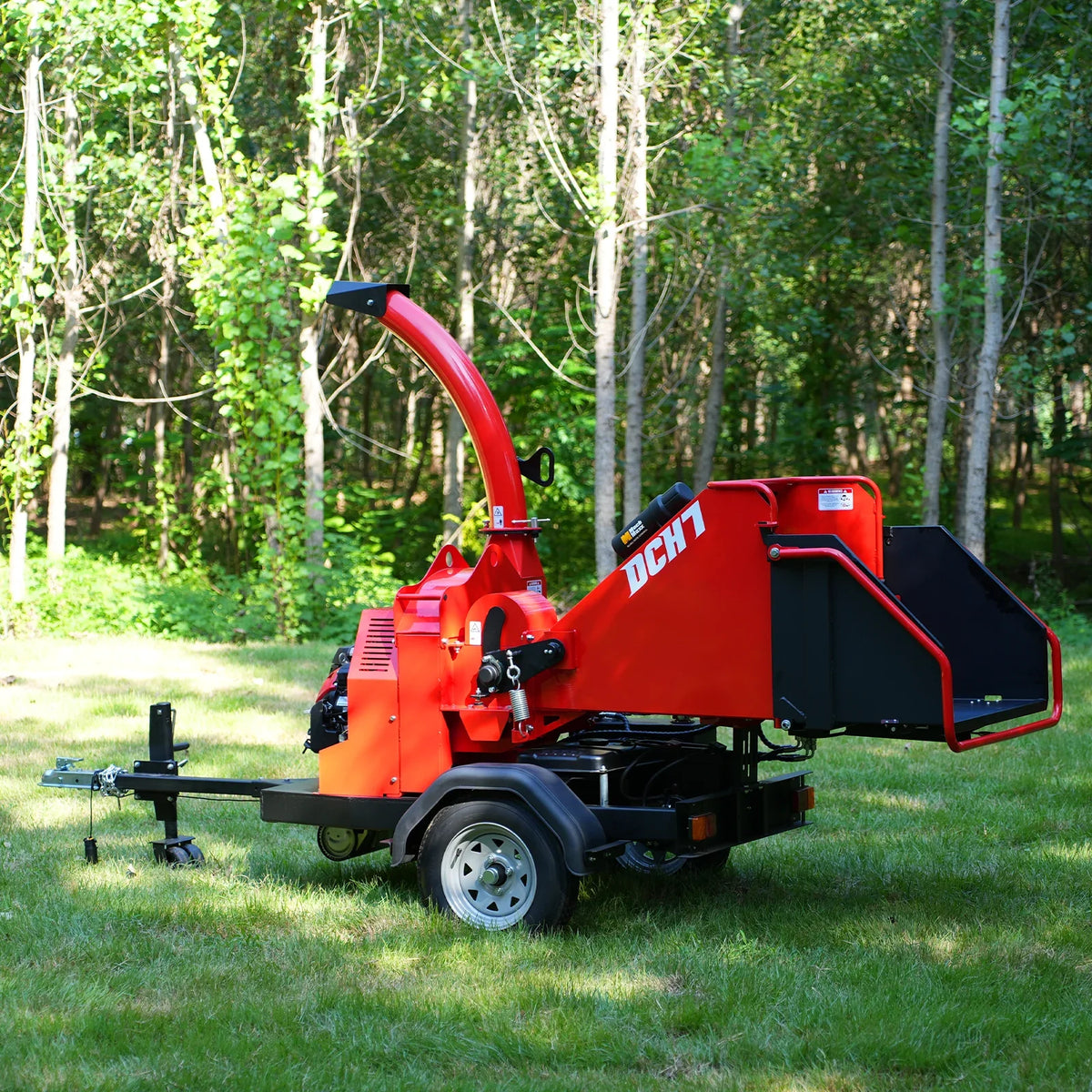 MechMaxx DCH7 Wood Chipper Honda GX690 22HP 688cc Twin Cylinder Gasoline Engine Powered 7" Hydraulic Feeding New