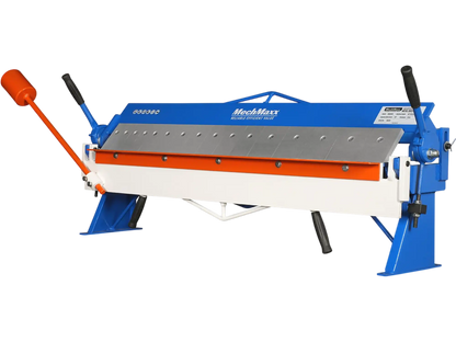 MechMaxx PB4816 Pan and Box Brake 48" Manual 16 Gauge Mild Steel Capacity 135° Bending Angle 16 Precision Fingers New