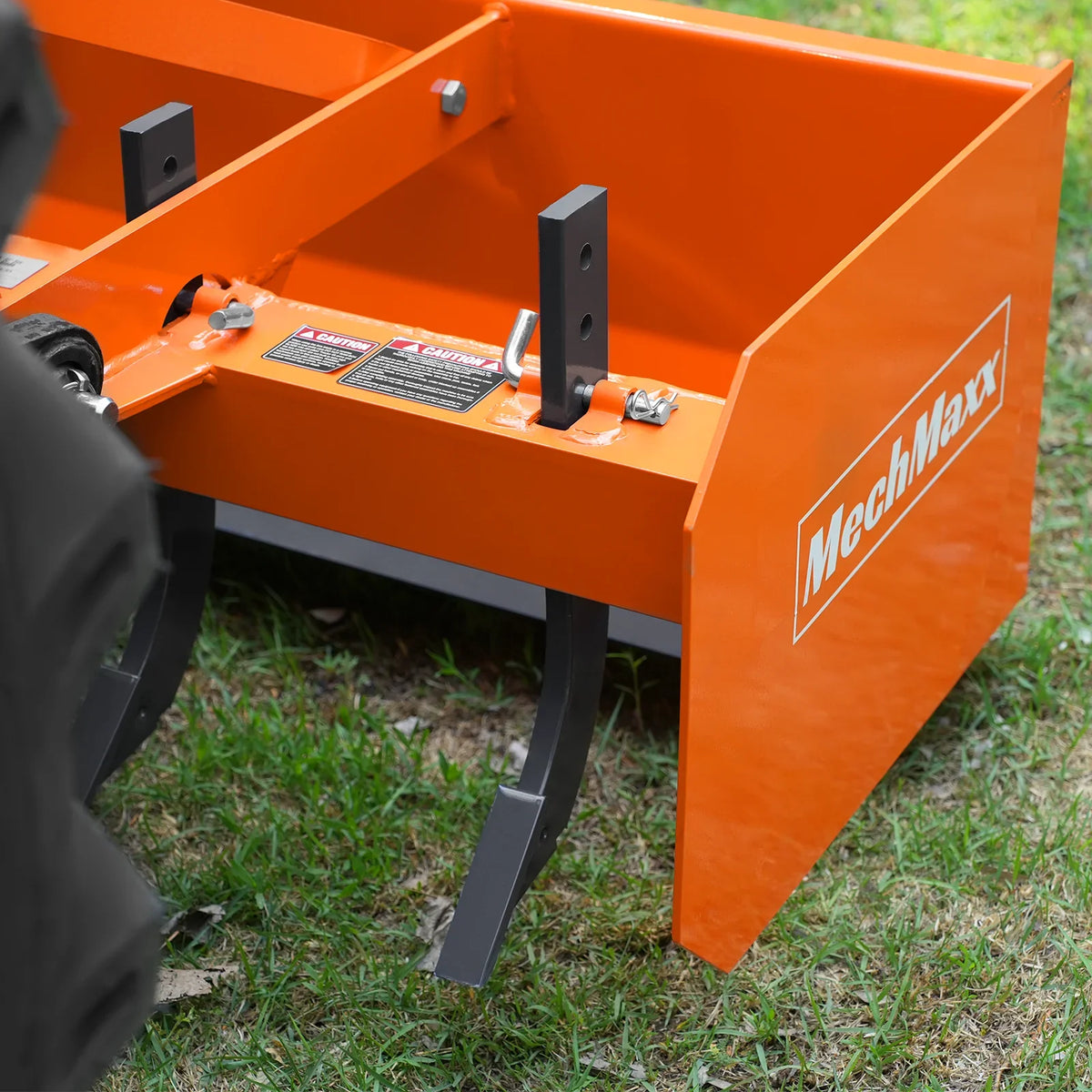 MechMaxx BB60 Box Blade Scraper 60" 5 Shank 3 Point Hitch Tractor Attachment New