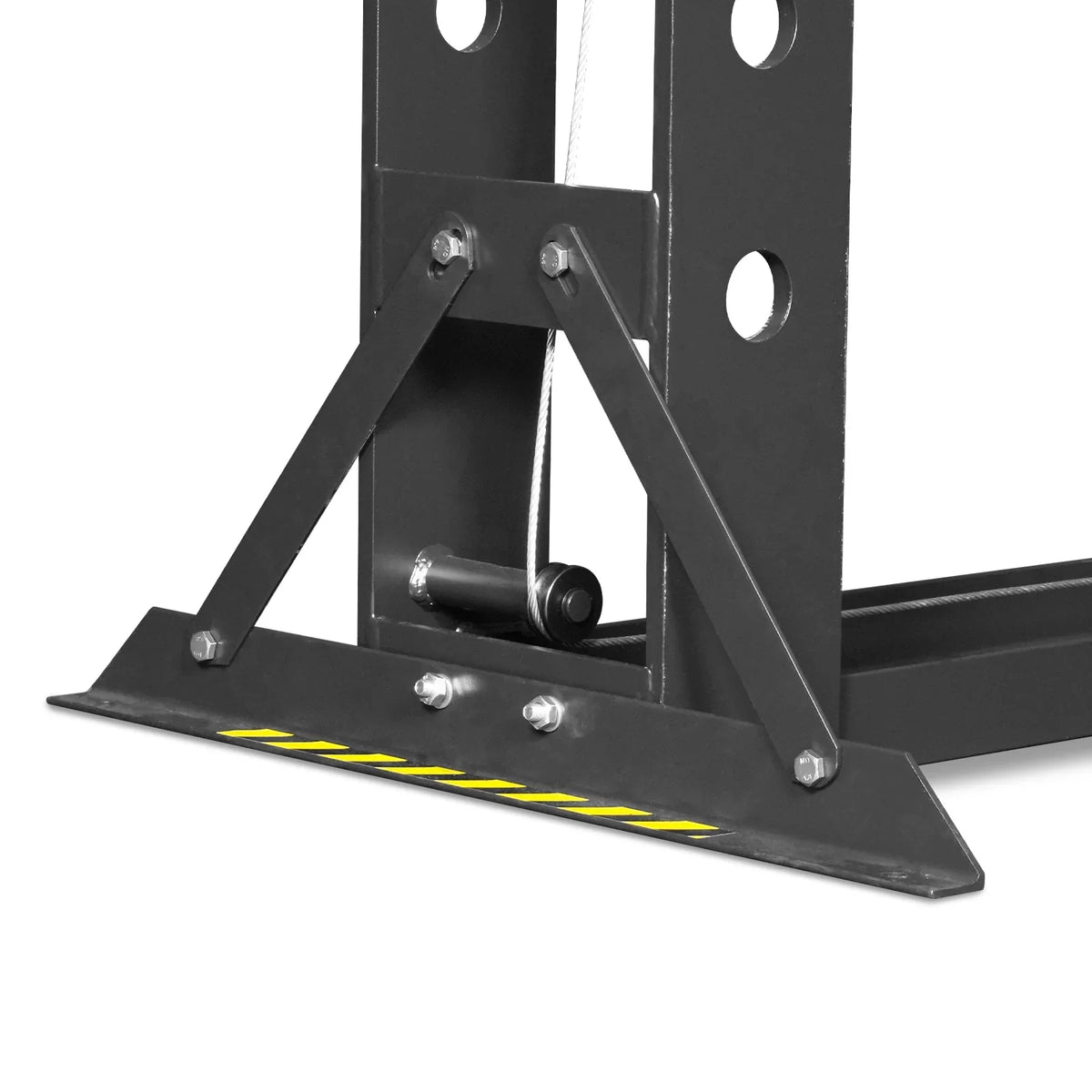 MechMaxx HSP100 Hydraulic Shop Press 100 Ton H-Frame Air/Hydraulic Hand Winch Foot Pedal Safety Guard Fully Welded Steel Frame New