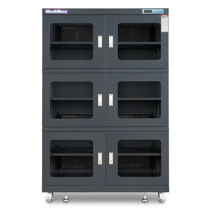 MechMaxx EDC1430C-6 Desiccator Cabinets 1430L ESD Electronic Dry Cabinet 1-10% RH Ultra-Low Humidity Storage New