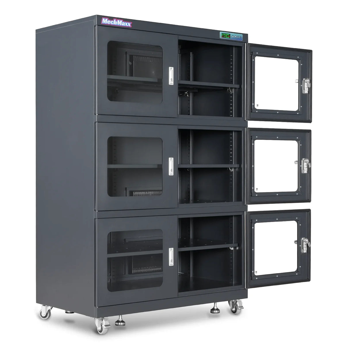 MechMaxx EDC1430C-6 Desiccator Cabinets 1430L ESD Electronic Dry Cabinet 1-10% RH Ultra-Low Humidity Storage New