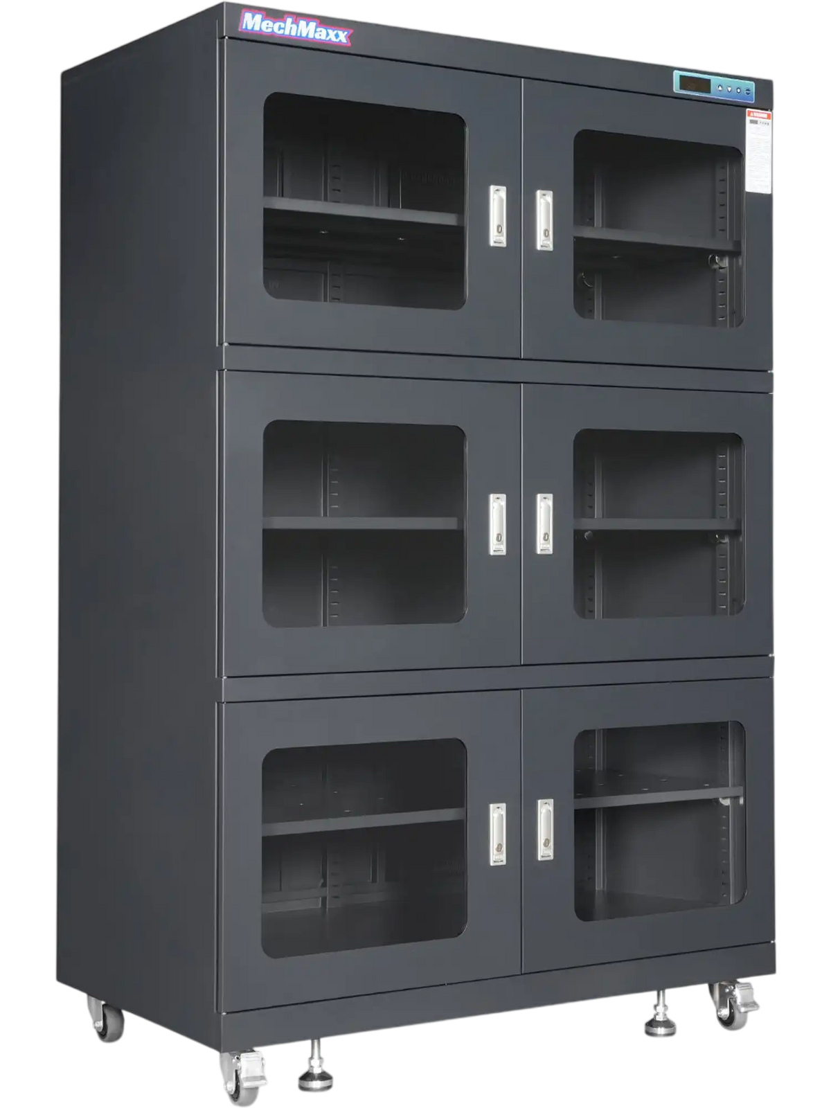 MechMaxx EDC1430A-6 Desiccator Cabinet 1430L ESD Electronic Dry Cabinet 20-60% RH Low Humidity Storage New