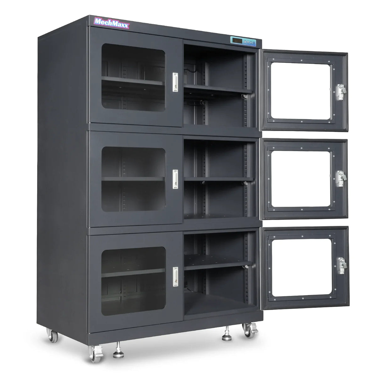 MechMaxx EDC1430A-6 Desiccator Cabinet 1430L ESD Electronic Dry Cabinet 20-60% RH Low Humidity Storage New