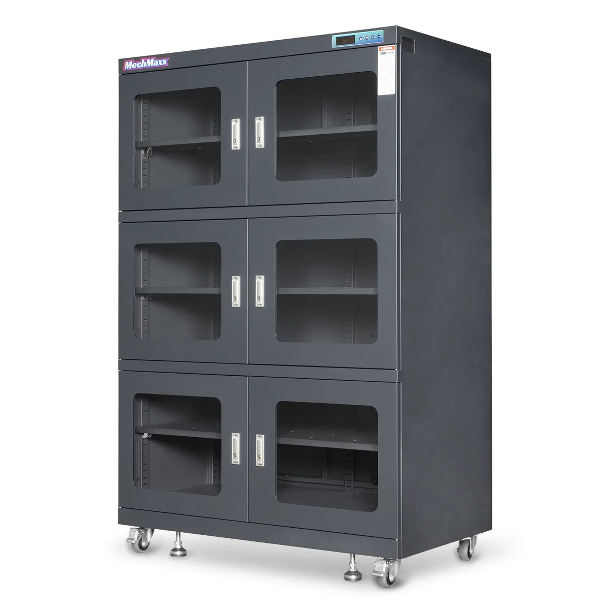 MechMaxx EDC1430A-6 Desiccator Cabinet 1430L ESD Electronic Dry Cabinet 20-60% RH Low Humidity Storage New