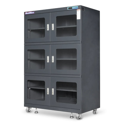 MechMaxx EDC1430A-6 Desiccator Cabinet 1430L ESD Electronic Dry Cabinet 20-60% RH Low Humidity Storage New