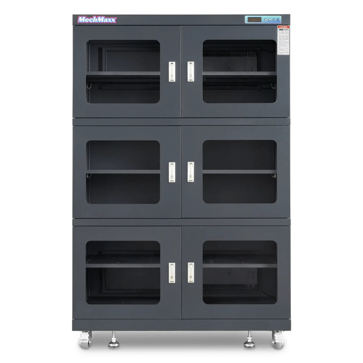 MechMaxx EDC1430A-6 Desiccator Cabinet 1430L ESD Electronic Dry Cabinet 20-60% RH Low Humidity Storage New