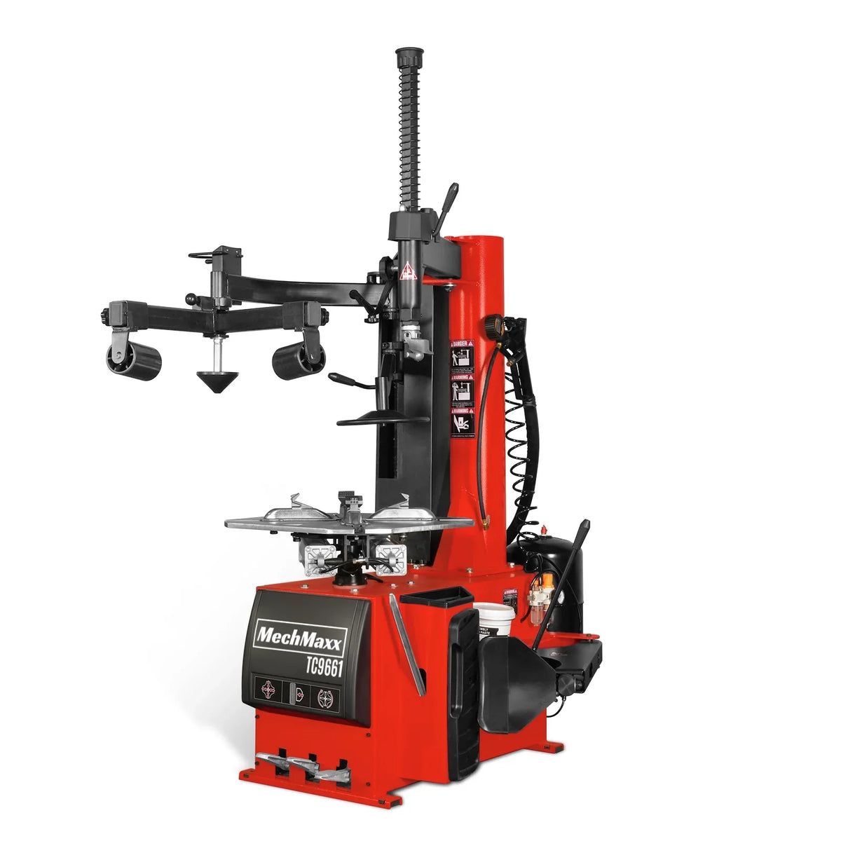MechMaxx TC9661+WB855 Tire Changer 24" Rim Assist Arm Wheel Balancer Bundle New