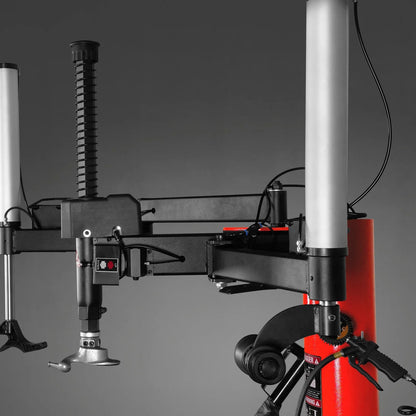 MechMaxx TC9662 Tire Changer 24" Rim Double Assist Arms Swing Arm Wheel Changer with Bead Blaster New