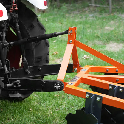MechMaxx DH60 Disc Harrow 60" Tractor Notched Disc Plow 3 Point Hitch New