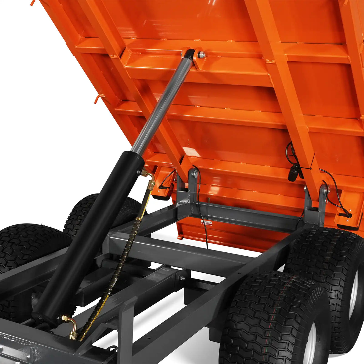 MechMaxx DT4X8 Dump Trailer 2-Ton Capacity Heavy-Duty New