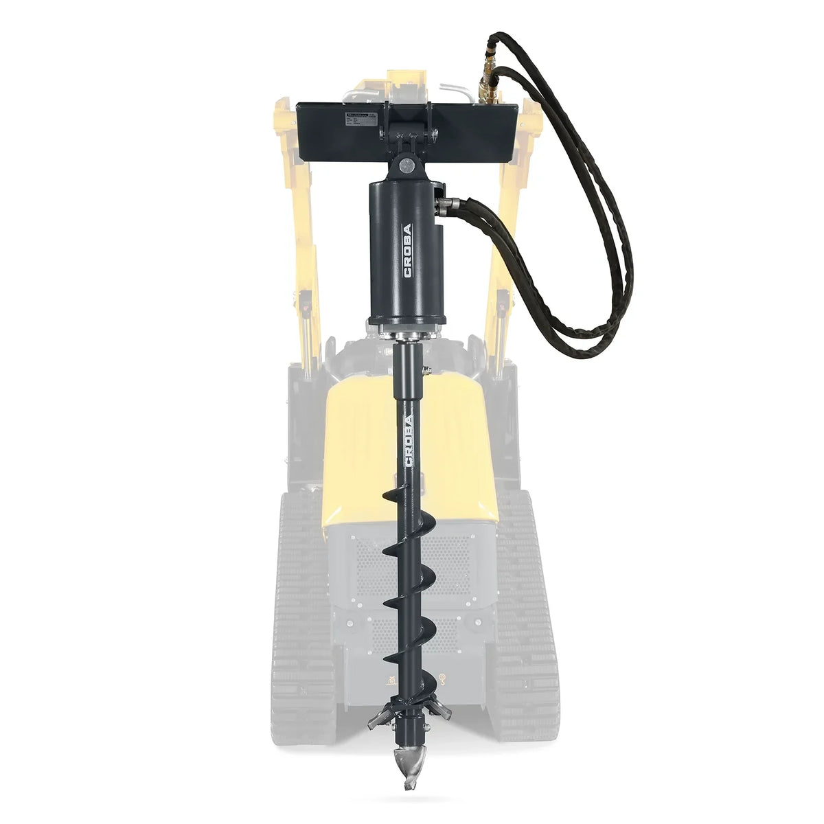 MechMaxx 150506 Skid Steer Auger Mini Drive Auger with 6" 9" 12" Dia Auger Bits New