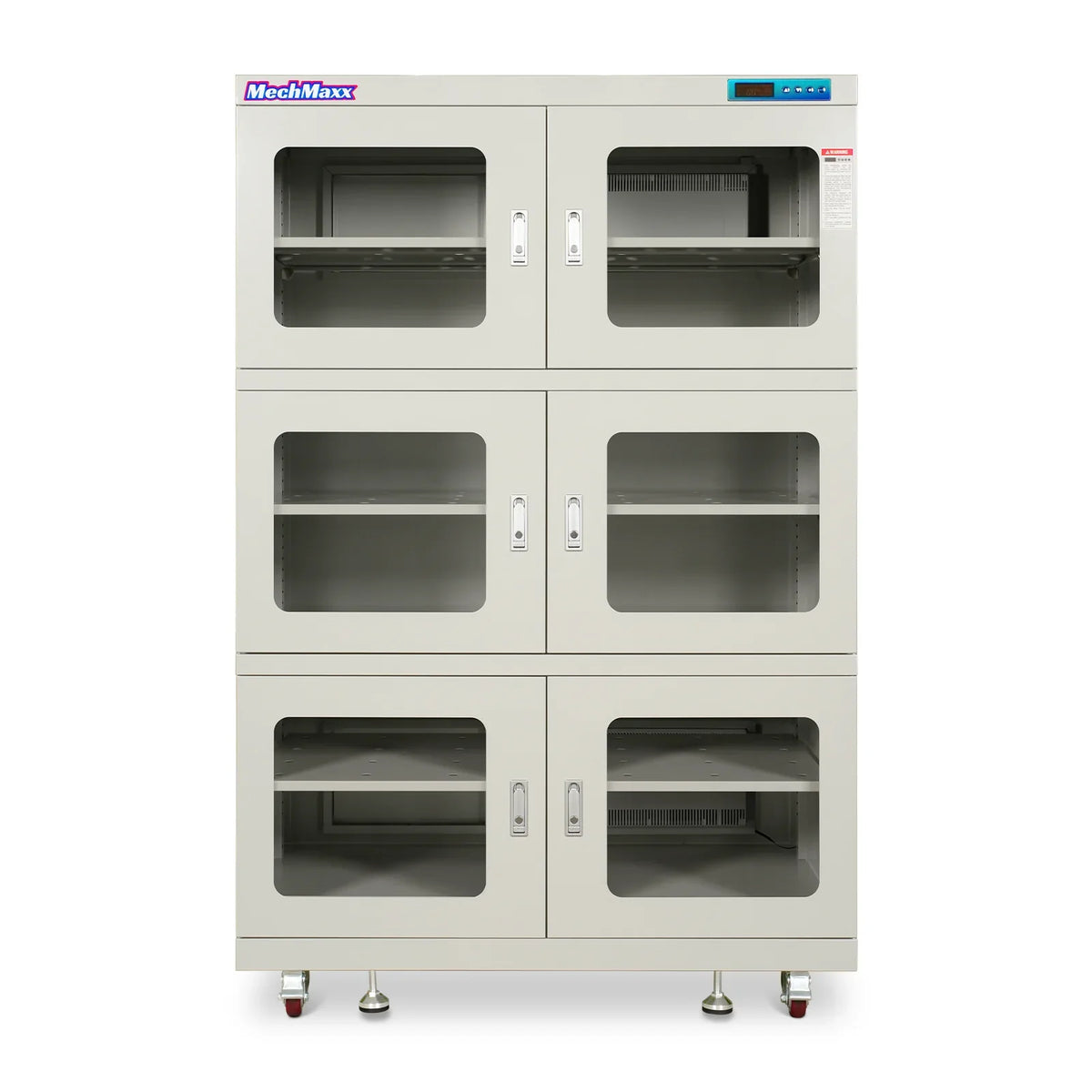 MechMaxx EDC1430AW-6 Desiccator Cabinet 1430L ESD Electronic Dry Cabinet 20-60% RH Low Humidity Storage White New