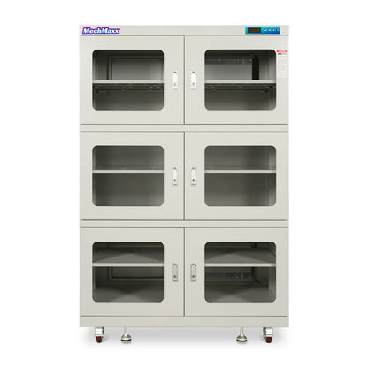 MechMaxx EDC1430AW-6 Desiccator Cabinet 1430L ESD Electronic Dry Cabinet 20-60% RH Low Humidity Storage White New