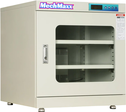MechMaxx EDC210CW Desiccator Cabinet 210L ESD Electronic Dry Cabinet 1-10% RH Ultra-Low Humidity Storage White New