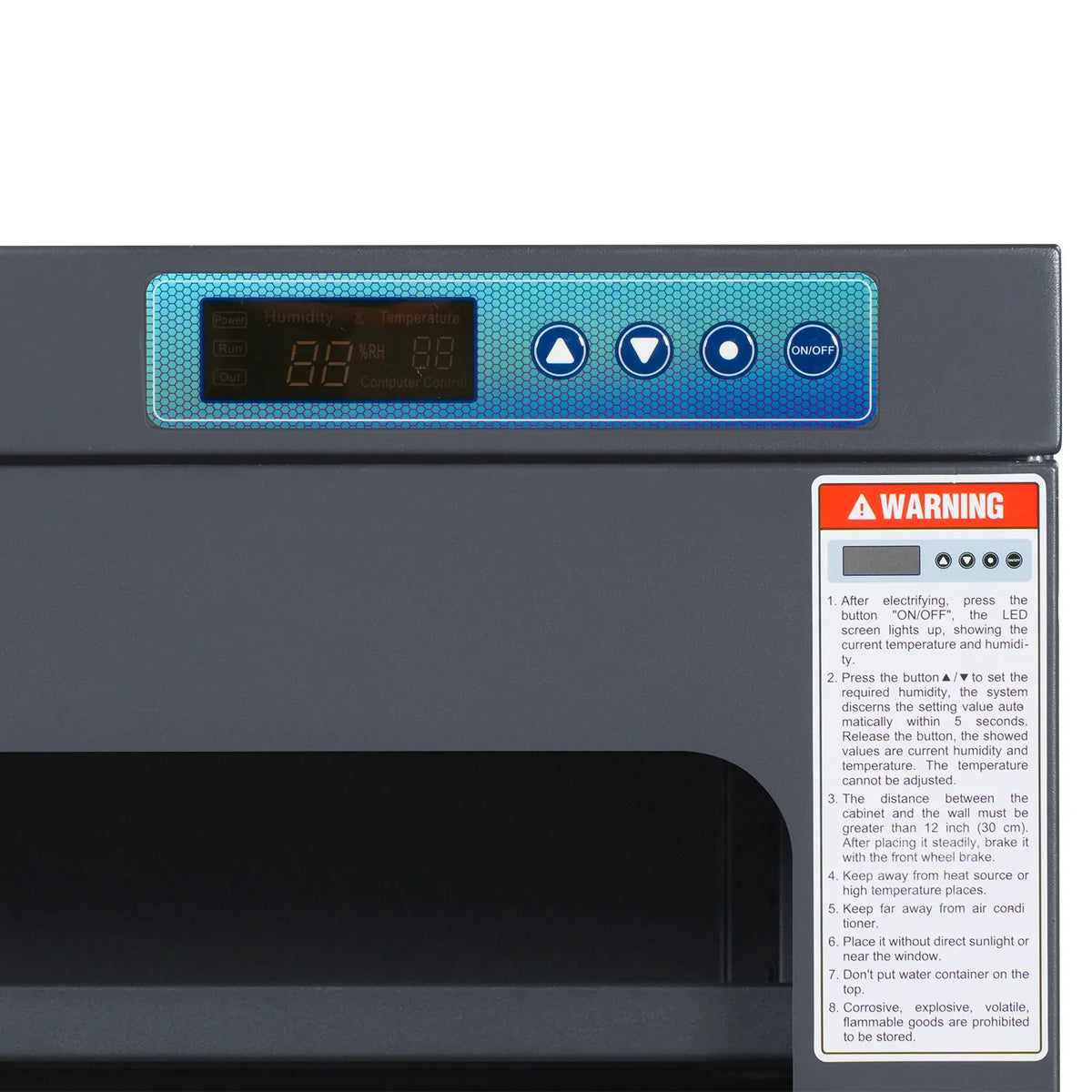MechMaxx EDC210A Desiccator Cabinet 210L Electronic Dry Cabinet ESD Low Humidity Storage 20-60% RH New