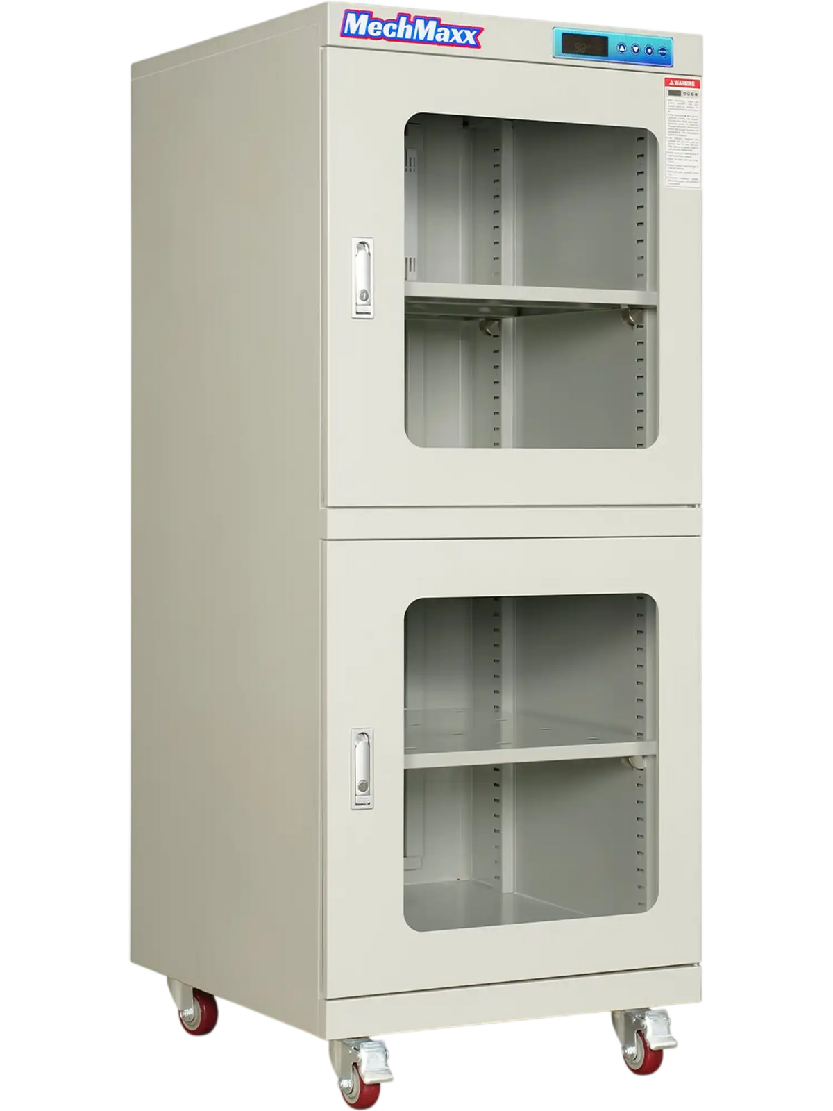 MechMaxx EDC540CW Desiccator Cabinet 540L ESD Electronic Dry Cabinet 1-10% RH Ultra-Low Humidity Storage White New