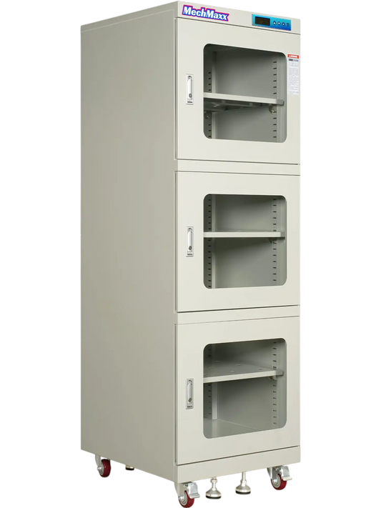 MechMaxx EDC730AW Desiccator Cabinet 730L ESD Electronic Dry Cabinet 20-60% RH Low Humidity Storage White New