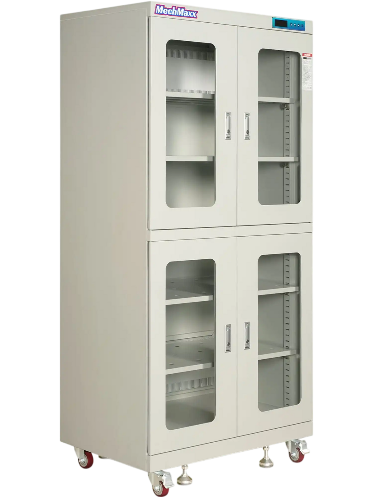 MechMaxx EDC880CW Desiccator Cabinet 1-10% RH Electronic Dry Cabinet 880L ESD Ultra-Low Humidity Storage White New