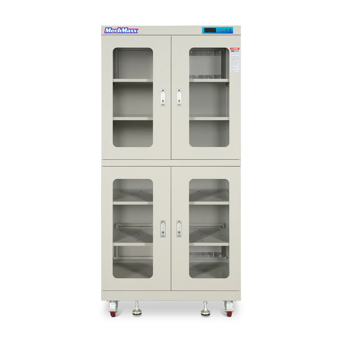 MechMaxx EDC880AW Desiccator Cabinet 880L ESD Electronic Dry Cabinet 20-60% RH Low Humidity Storage White New
