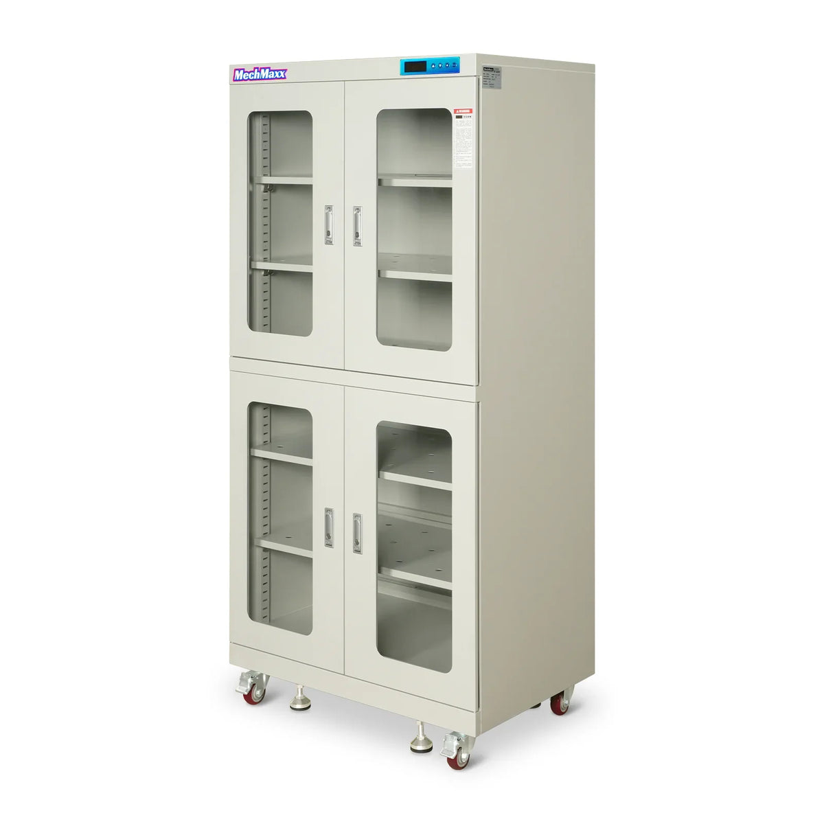 MechMaxx EDC880AW Desiccator Cabinet 880L ESD Electronic Dry Cabinet 20-60% RH Low Humidity Storage White New