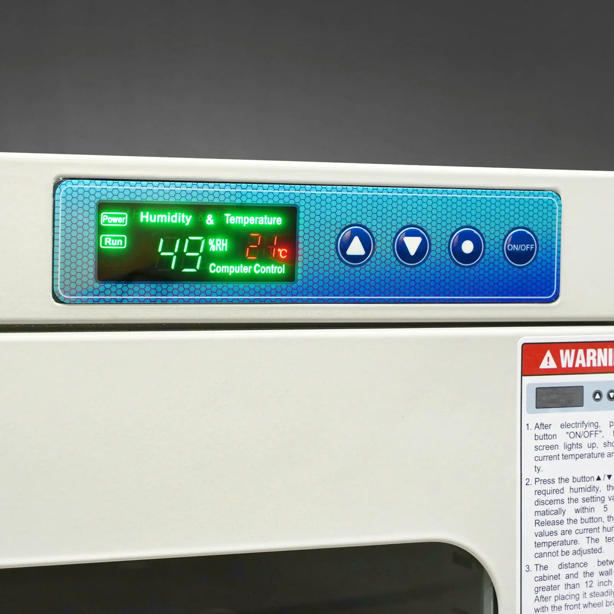 MechMaxx EDC210CW Desiccator Cabinet 210L ESD Electronic Dry Cabinet 1-10% RH Ultra-Low Humidity Storage White New