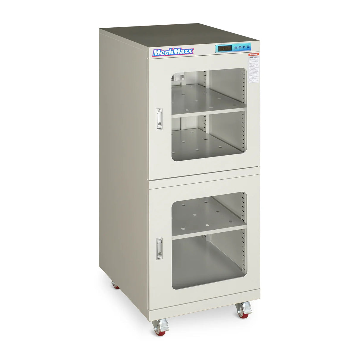 MechMaxx EDC540AW Desiccator Cabinet 540L ESD Electronic Dry Cabinet Low Humidity Storage 20-60% RH White New