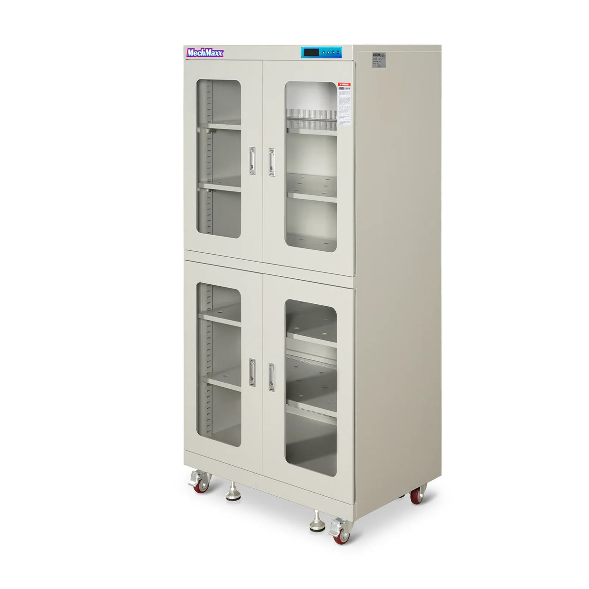 MechMaxx EDC880CW Desiccator Cabinet 1-10% RH Electronic Dry Cabinet 880L ESD Ultra-Low Humidity Storage White New