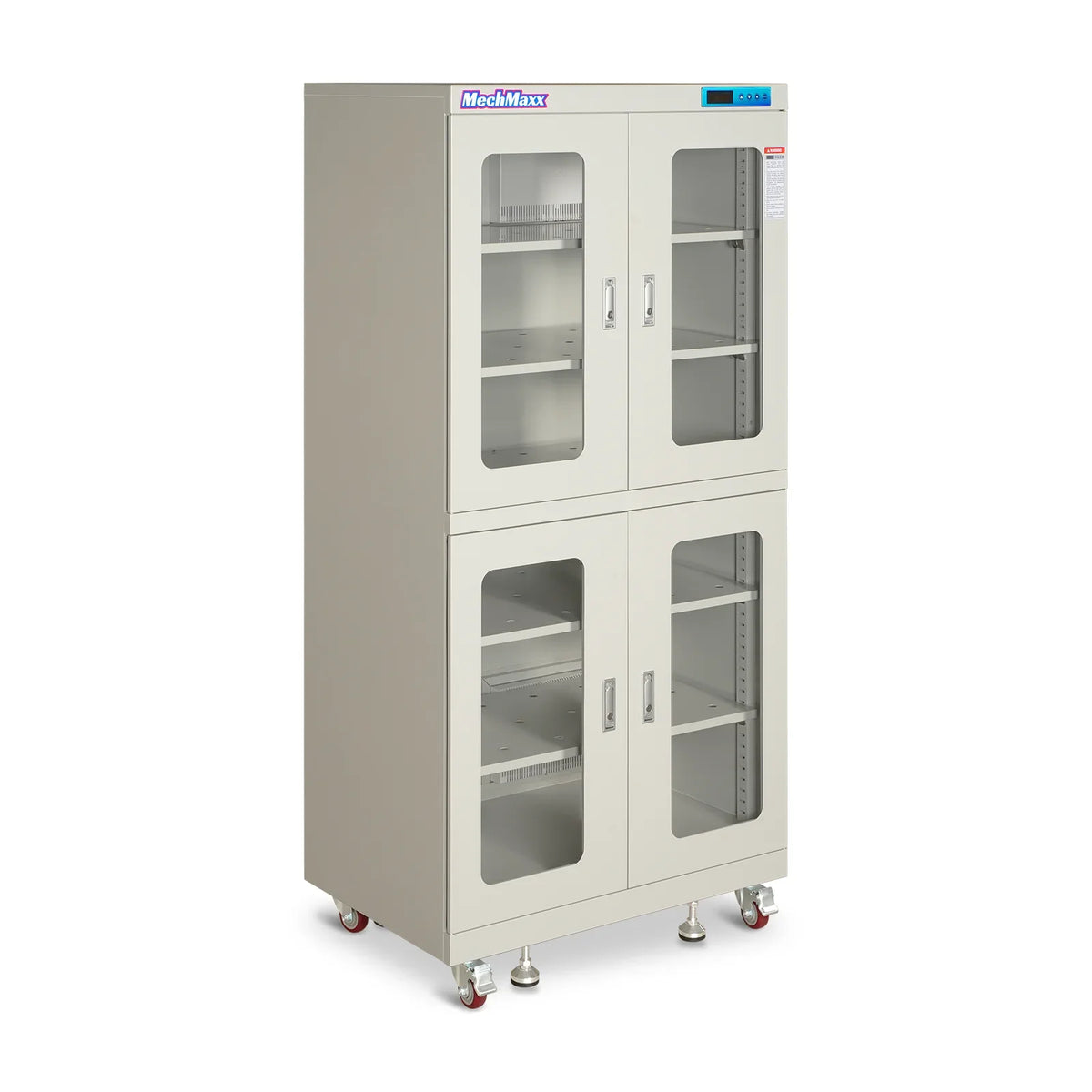 MechMaxx EDC880CW Desiccator Cabinet 1-10% RH Electronic Dry Cabinet 880L ESD Ultra-Low Humidity Storage White New