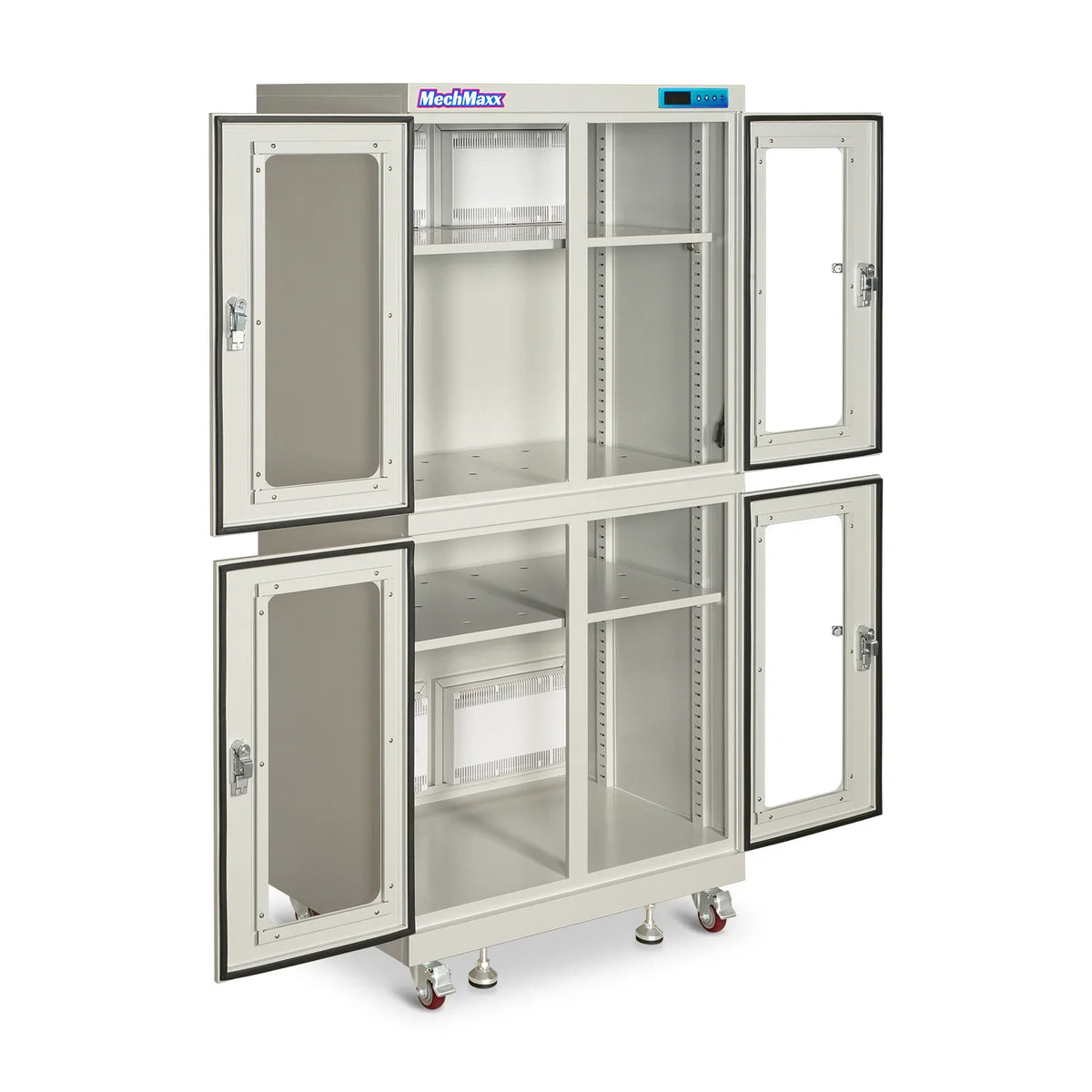 MechMaxx EDC880CW Desiccator Cabinet 1-10% RH Electronic Dry Cabinet 880L ESD Ultra-Low Humidity Storage White New