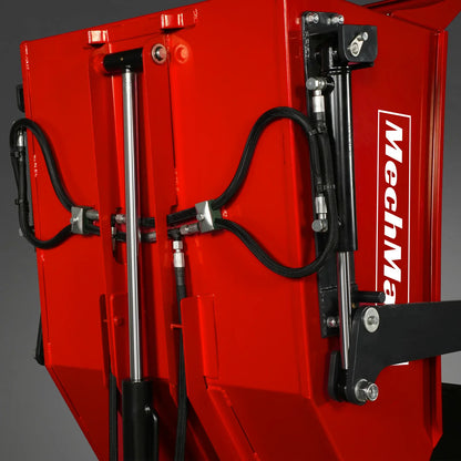 MechMaxx D50HTFL Mini Dumper 1100 lbs Capacity Electric Start 10HP 302cc Gas Engine Tracked Hydraulic Tipping Lifting Front Shovel New