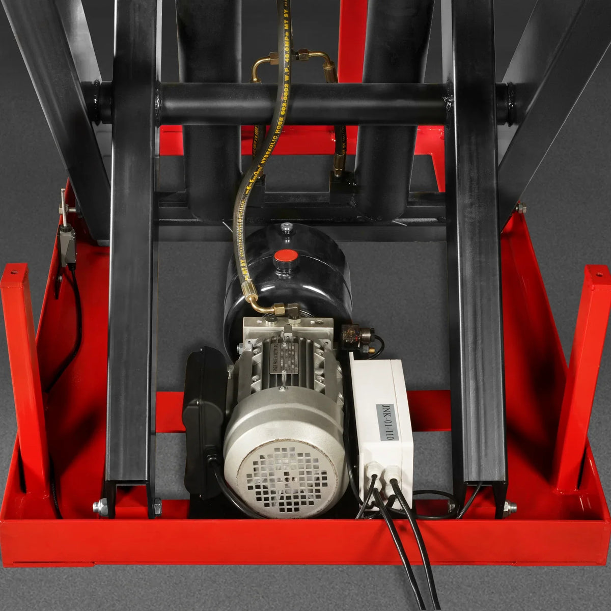 MechMaxx ELTD44L Lift Table 4400 lbs Capacity Stationary Electric Hydraulic Double Scissor 63" x 39.4" Platform 70.1" Lift Height UL Certified Motor New