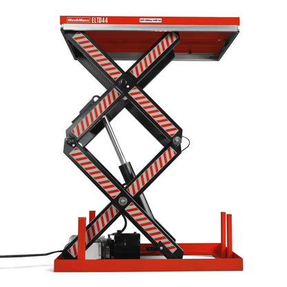MechMaxx ELTD44 Lift Table 4400 lbs Capacity Stationary Electric Hydraulic Double Scissor 51.2" x 33.5" Platform 70.1" Lift Height UL Certified Motor New